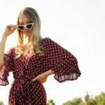 Photo polka dot dress