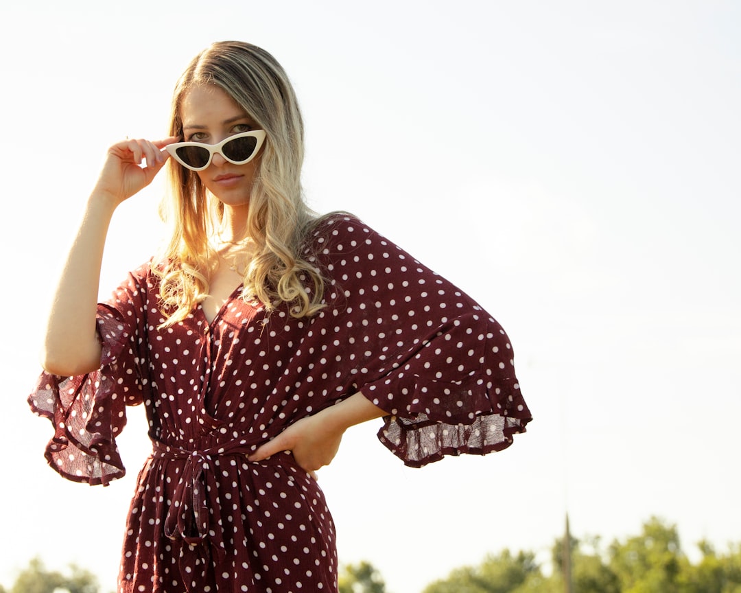 Photo polka dot dress